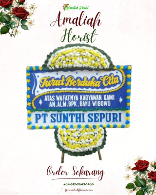 Papan Bunga Duka di Tebing Tinggi Barat
