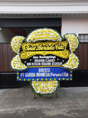 Papan Bunga Duka di Tebing Tinggi Barat